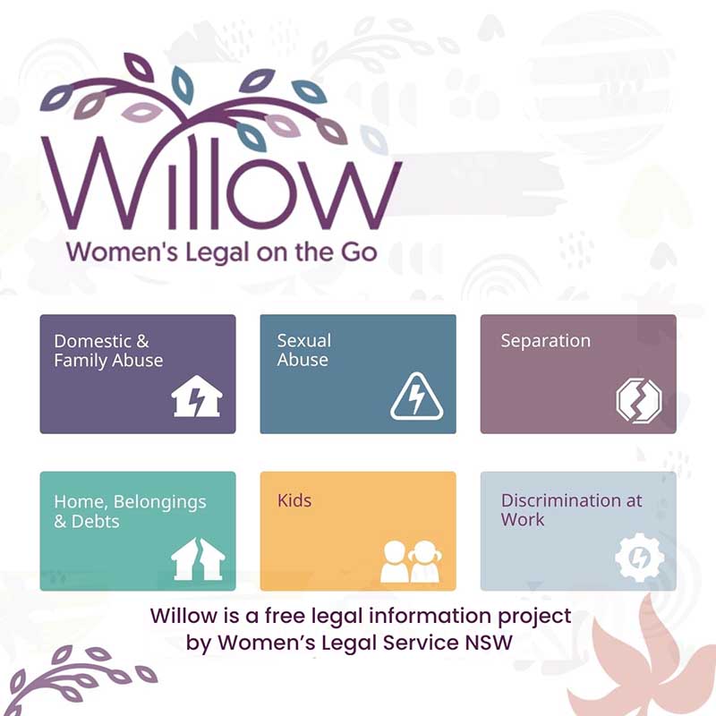 Willow - Women's Legal information made in WordPress
